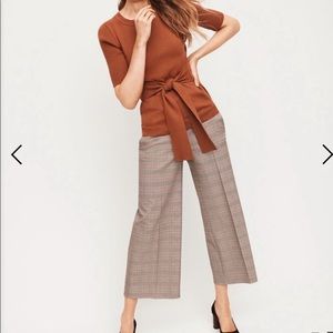 Ann Taylor wide cropped pants.